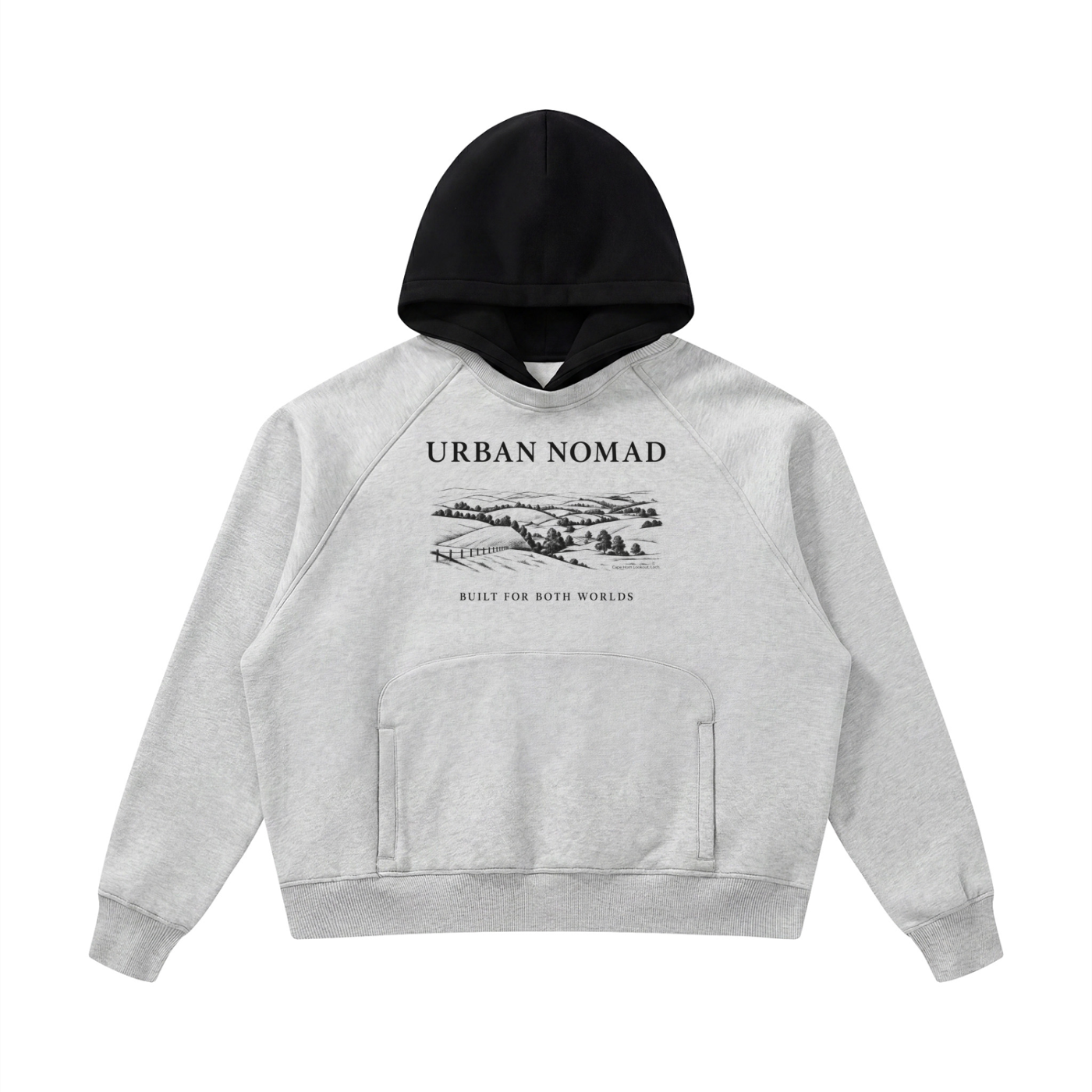 Urban Nomad Land — Colour Block Hoodie