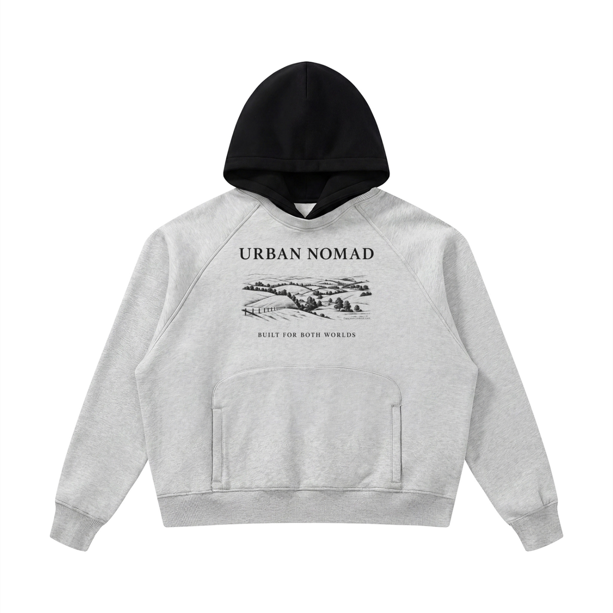 Urban Nomad Land — Colour Block Hoodie