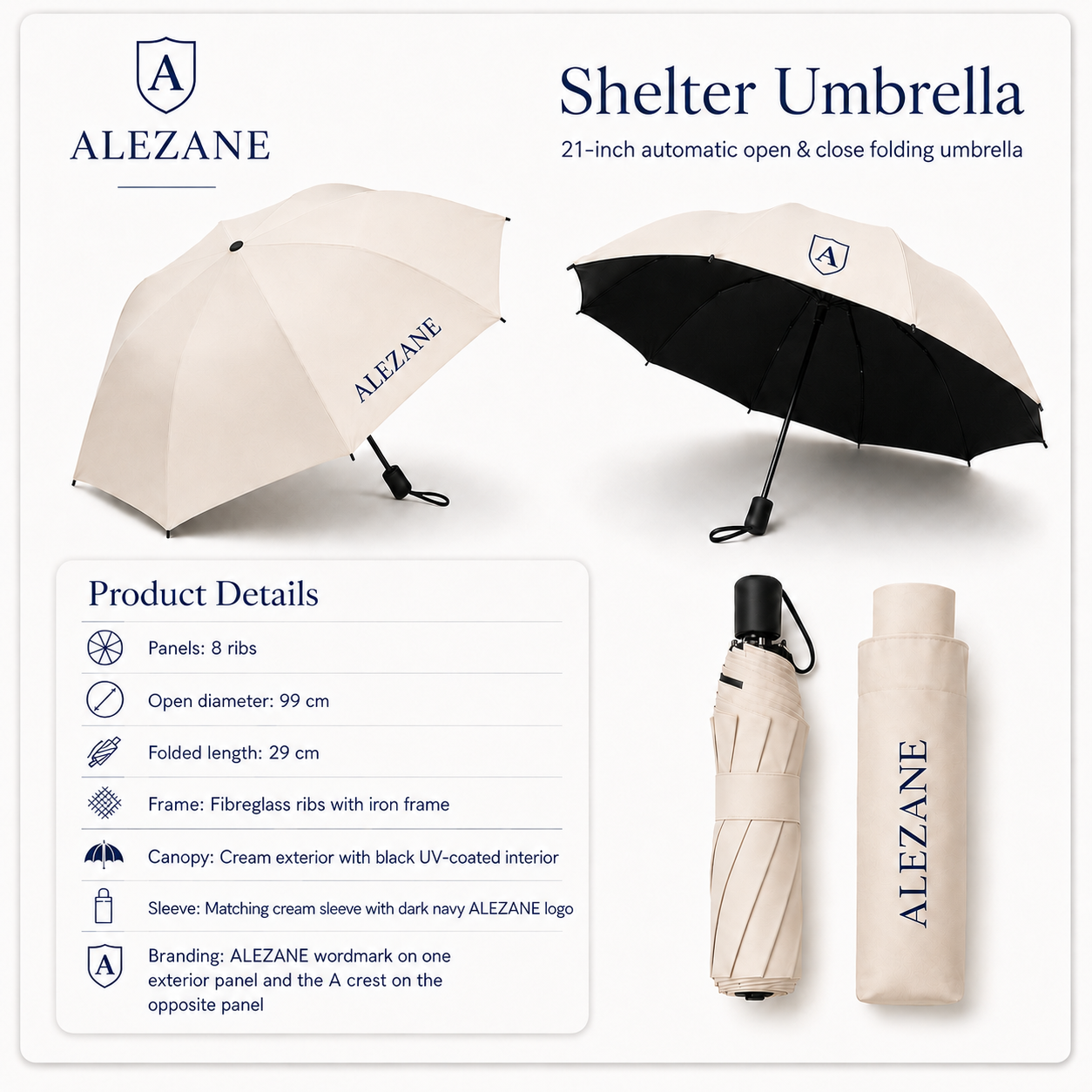 The Alezane Shelter Umbrella