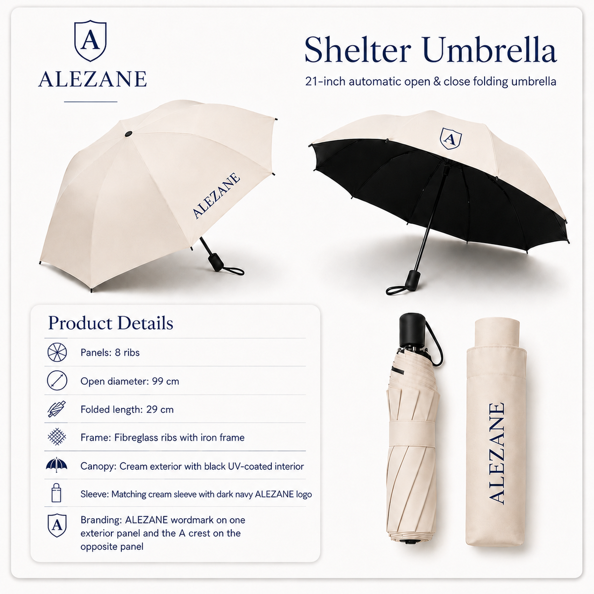 The Alezane Shelter Umbrella