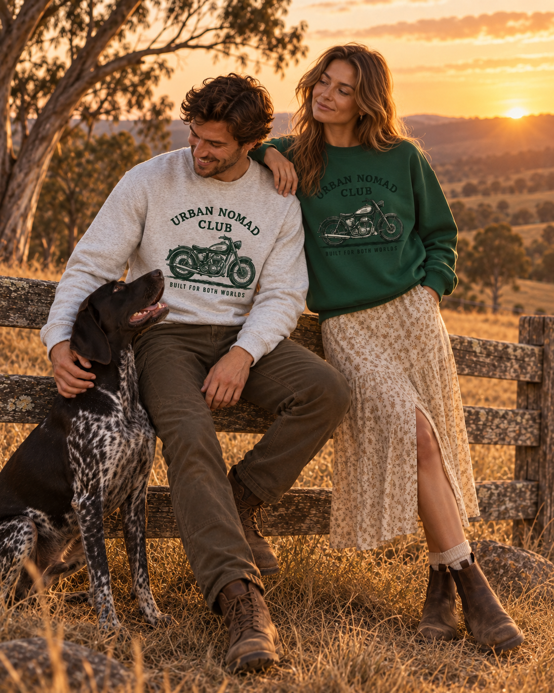 Urban Nomad Club — Loose Crewneck Sweatshirt