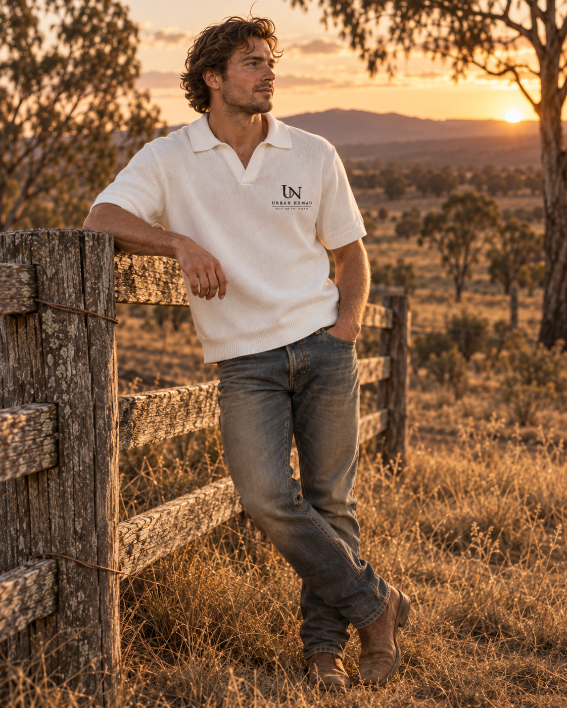 Urban Nomad Brand — Heavyweight Knit Polo