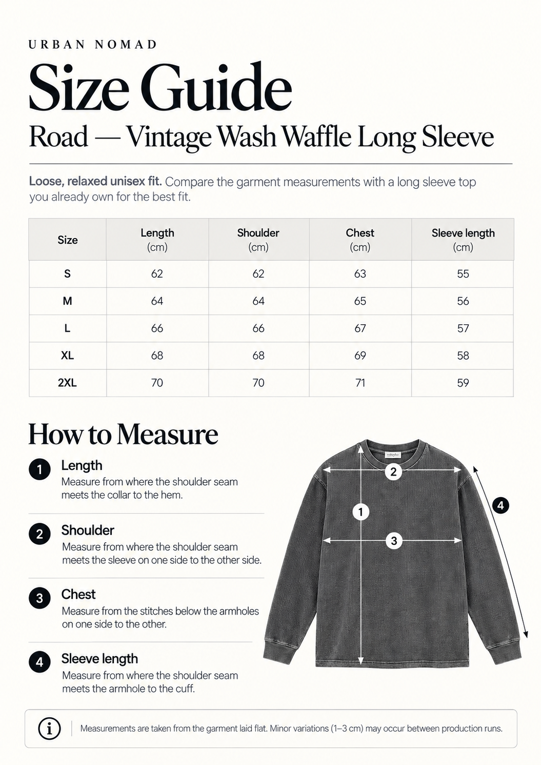 Urban Nomad Road — Vintage Wash Waffle Long Sleeve