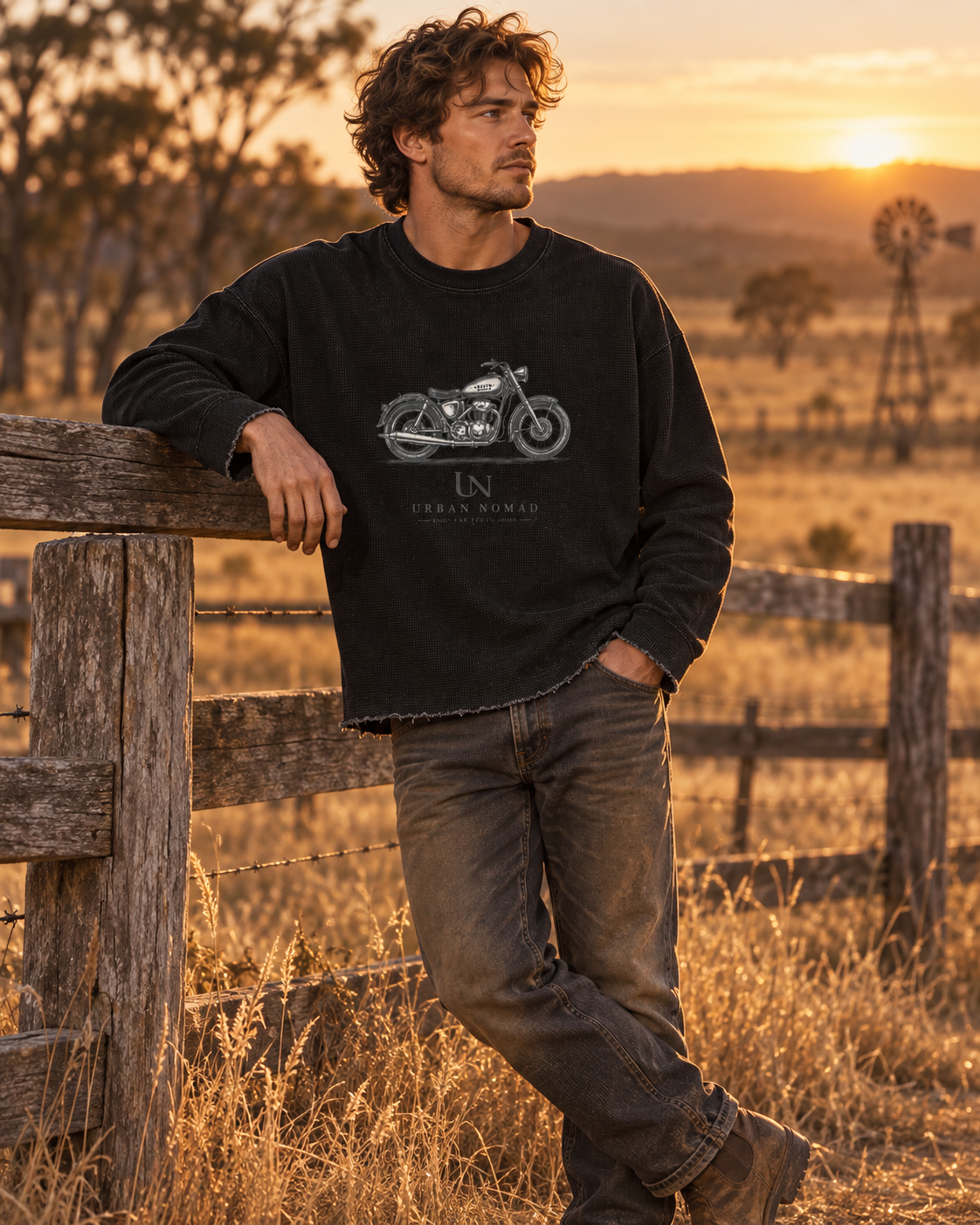Urban Nomad Road — Vintage Wash Waffle Long Sleeve
