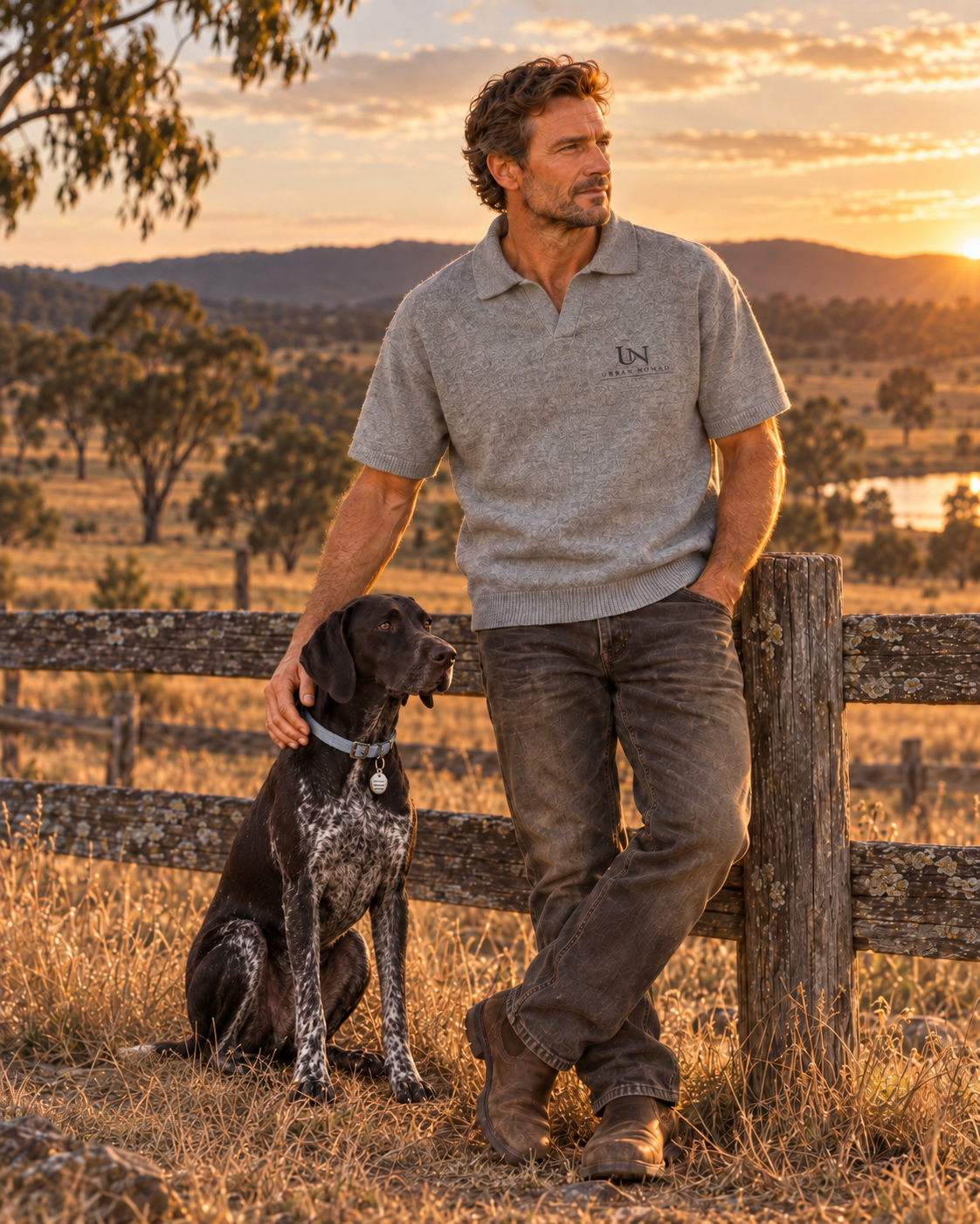Urban Nomad Brand — Heavyweight Knit Polo