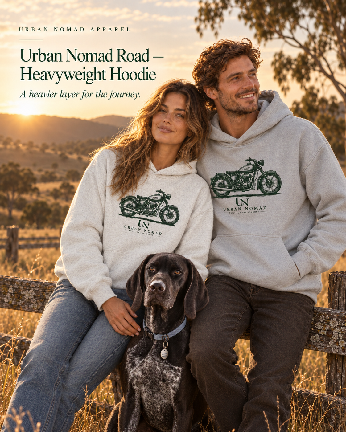 Urban Nomad Road — Heavyweight Hoodie