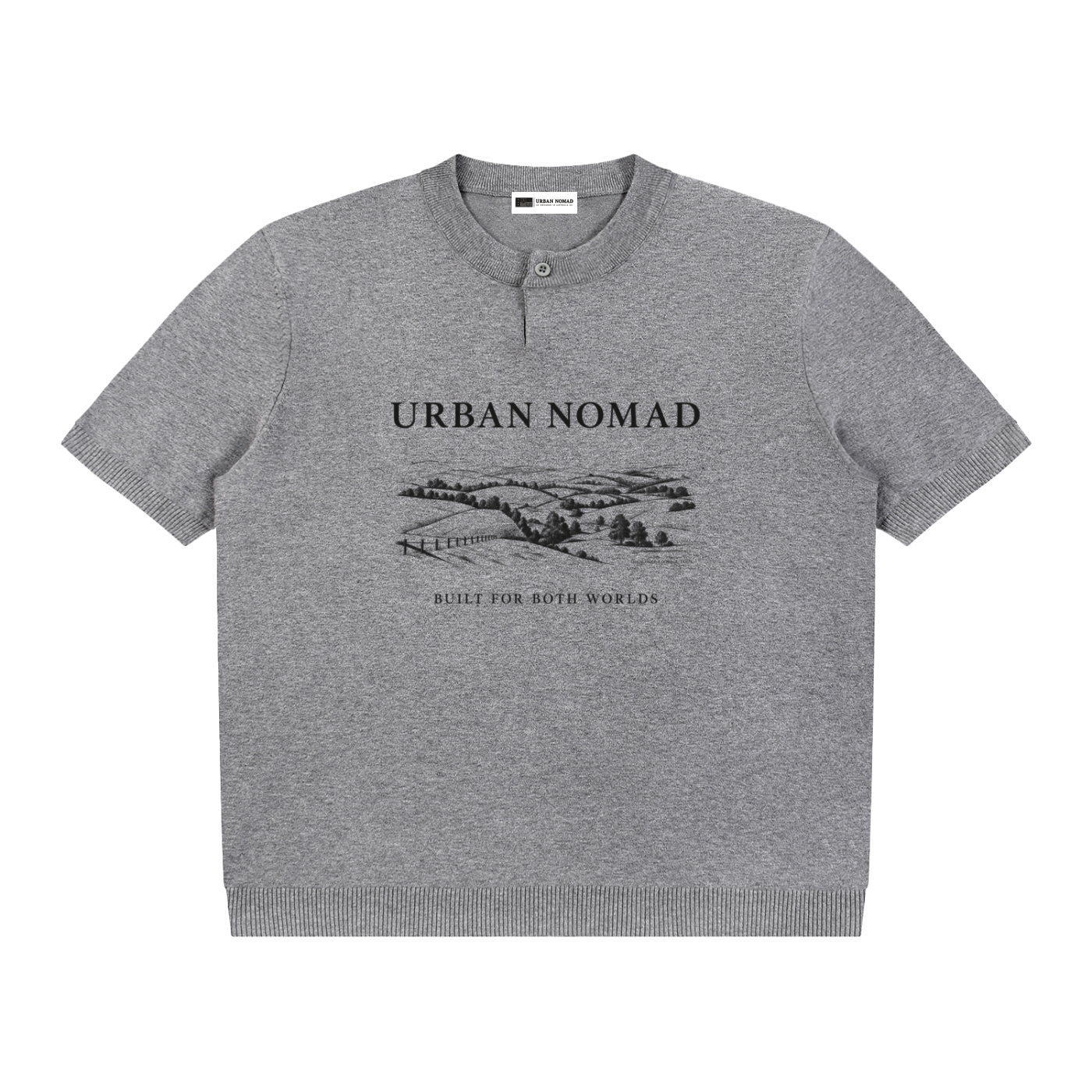 Urban Nomad Land — Cotton Knit Henley
